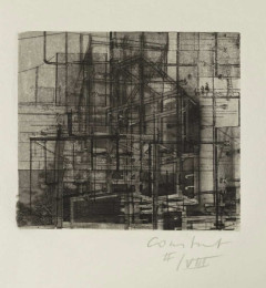 Constant Nieuwenhuys-12 Radierungen zu New Babylon-Labyr, 1970