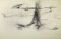 Constant Nieuwenhuys-Landschap met spatiovore, 1964