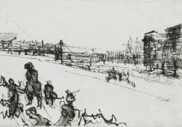 Constant Nieuwenhuys-Landschap met autosaurus, 1970