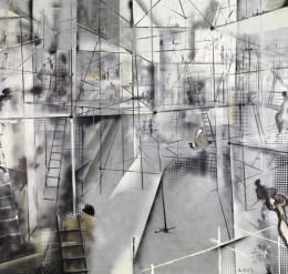 Constant Nieuwenhuys-Ode à l'Odéon, 1969