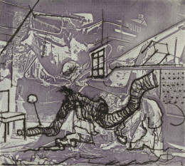 Constant Nieuwenhuys-Ongeval, 1971