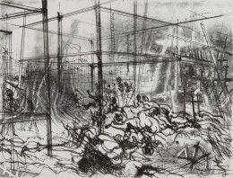 Constant Nieuwenhuys-Ontwaakt verworpenen der aarde, 1970