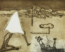 Constant Nieuwenhuys-Op grote voet, 1971