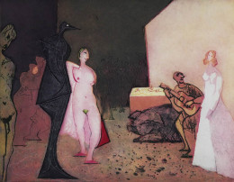 Constant Nieuwenhuys-PLAISIR ET TRISTESSE DE L'AMOUR-4, 1979