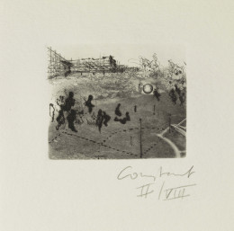 Constant Nieuwenhuys-12 Radierungen zu New Babylon-Speelveld, 1970