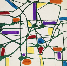 Constant Nieuwenhuys-Stofontwerp j, 1959