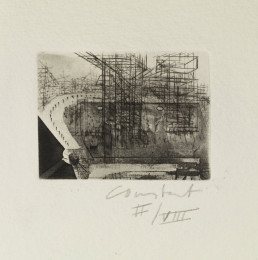 Constant Nieuwenhuys-12 Radierungen zu New Babylon-Torens, 1970