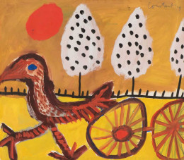 Constant Nieuwenhuys-ZT/Vogel met wielen, 1949