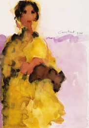 Constant Nieuwenhuys-Vrouw met hond, 2001