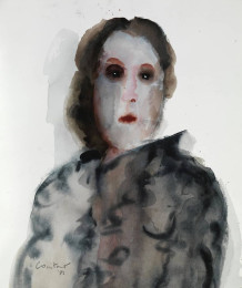 Constant Nieuwenhuys-Vrouwenportret, 1982