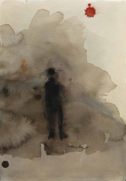 Constant Nieuwenhuys-Dwalende figuur, ca 1982
