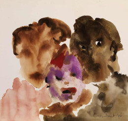Constant Nieuwenhuys-ZT/Vrouw, man, kind, 1996