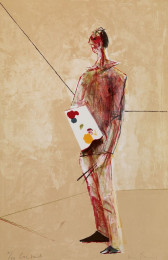 Constant Nieuwenhuys-Zelfportret, 1977