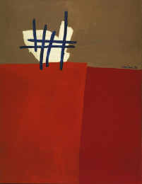 Constant Nieuwenhuys-Mens en huis, 1952