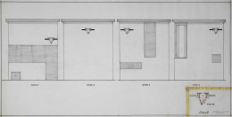Constant Nieuwenhuys-Tentoonstelling V2 Omgang-Bouwtekening blad 2, 1965