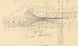Constant Nieuwenhuys-Ludieke constructie (met rood), 1962