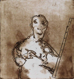 Constant Nieuwenhuys-De schilder, 1986