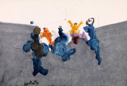 Constant Nieuwenhuys-De balspelers, 1972
