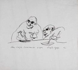 Constant Nieuwenhuys-Dos viejos, 1976 ca
