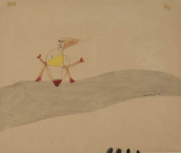Constant Nieuwenhuys-Zittende vrouw, 1950