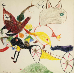 Constant Nieuwenhuys-Het Karretje, 1949