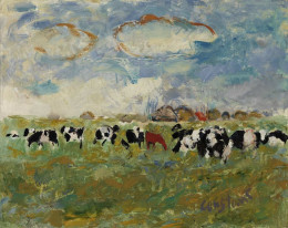 Constant Nieuwenhuys-Het rode paard, 1945