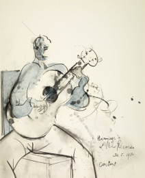 Constant Nieuwenhuys-Hommage à el Niño Ricardo, 1980