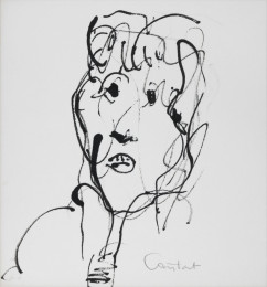 Constant Nieuwenhuys-ZT/Vrouwenhoofd, ca 1990
