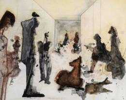 Constant Nieuwenhuys-La fin de la fête, 1977