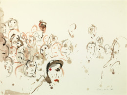 Constant Nieuwenhuys-La foule, 1988