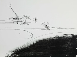 Constant Nieuwenhuys-Lanschap met Spatiovore, 1963
