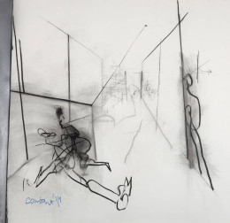 Constant Nieuwenhuys-Le voyeur, 1974