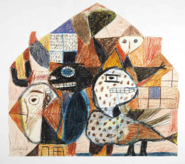 Constant Nieuwenhuys-L'école des méchants, 1949