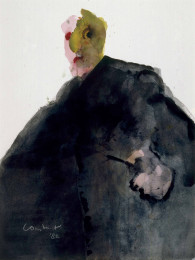 Constant Nieuwenhuys-L'homme au couteau, 1982