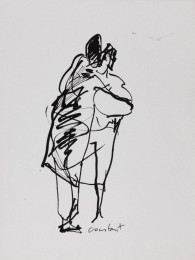 Constant Nieuwenhuys-Zoenend paar, ca 1990