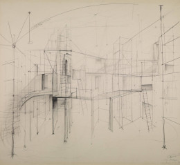 Constant Nieuwenhuys-Mobiel labyrinth E.S.R. New Babylon, 1966