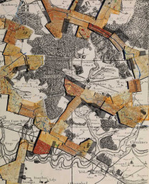 Constant Nieuwenhuys-Sectoren rondom een bos, 1967