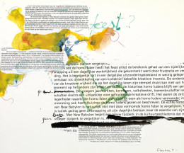 Constant Nieuwenhuys-Theorie collage New Babylon no. 7, 1974