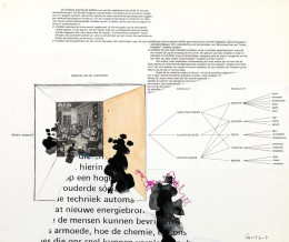 Constant Nieuwenhuys-Theorie collage New Babylon no. 8, 1974