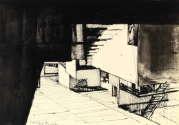 Constant Nieuwenhuys-Trappen en ladders, 1960