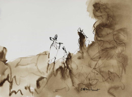 Constant Nieuwenhuys-Voorstudie L'execution, 1982