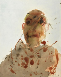 Constant Nieuwenhuys-ZT/Buste man, ca 1983