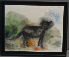 2011 Watercolor on paper, no year