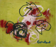 2015 Oil and watercolor on canvas, no year
