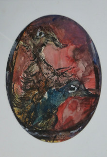 2016 Watercolor and ink on paper, 1952