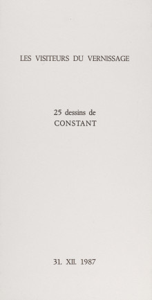 Constant Nieuwenhuys-Les visiteurs du vernissage, 1987