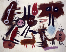 Constant Nieuwenhuys-Animaux, 1948