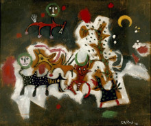 Constant Nieuwenhuys-Maanlandschap I, 1948