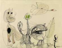 Constant Nieuwenhuys-Vliegende schildpad, 1949