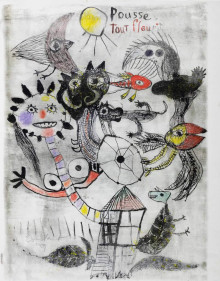 Constant Nieuwenhuys-Pousse tout fleurit, 1949